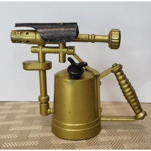 Vintage Metal Die Cast Miniature Blow Torch Pencil Sharpener
